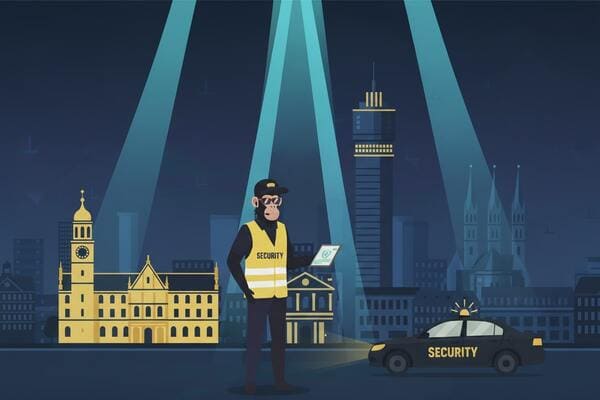 Hero-Section von Monkey Security in Augsburg mit dem Claim